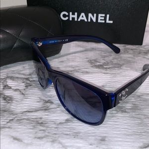 Chanel sunglasses 5182 midnight blue rare glasses